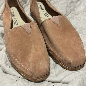 TOMS Women's Tan Suede Espadrilles